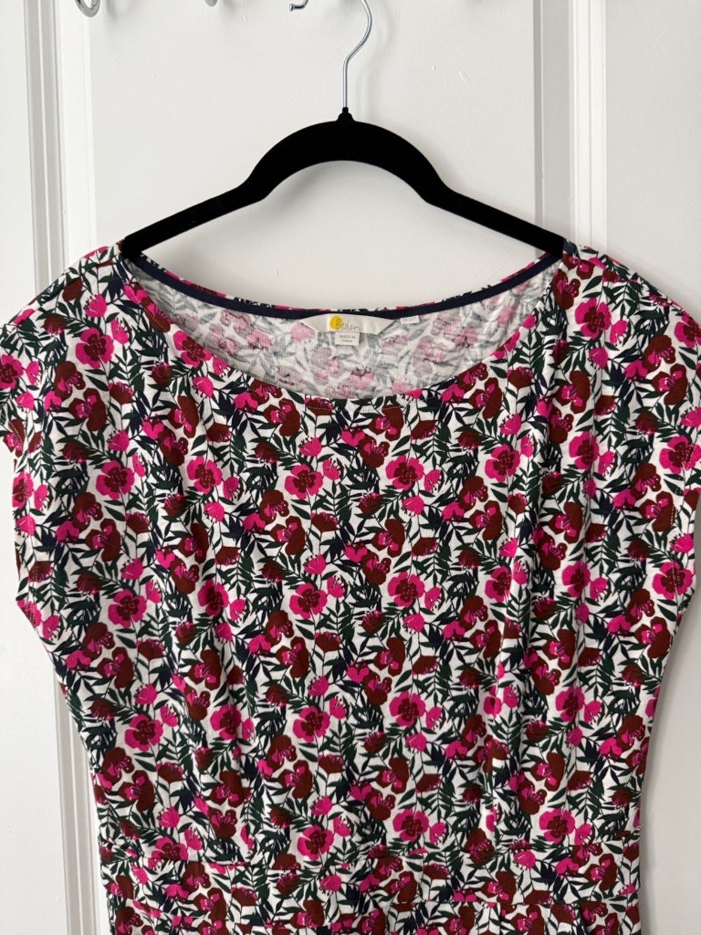Boden florrie jersey dress safari floral 8 regular - Picture 2 of 5